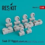RS48-0113 Wheels set for Saab 37 