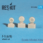 RS72-0004 Wheels set for F-5 (A/B) (1/72)