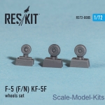 RS72-0005 Wheels set for F-5 (F/N) KF-5F (1/72)
