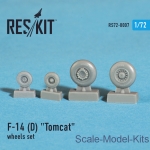RS72-0007 Wheels set for F-14 (D) Tomcat (1/72)