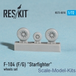 RS72-0010 Wheels set for F-104 (F/G) Starfighter (1/72)