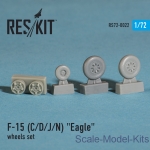 RS72-0022 Wheels set for F-15 (C/D/J/N) Eagle (1/72)