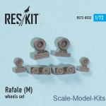 Detailing set: Wheels set for Rafale (M) (1/72), Reskit, Scale 1:72