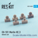 RS72-0039 Wheels set for EH-101 Merlin HC.3