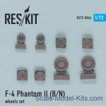 RS72-0064 Wheels set for F-4B/N 