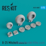 RS72-0087 Wheels set for North American B-25 