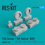 RS72-0106 Wheels set for F4U 