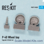 RSU72-0002 Wheel bay, upgrade & Detail set for P-40 (D, E, F, K, M, N)