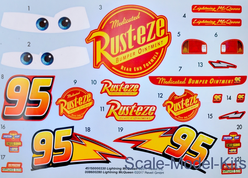 revell lightning mcqueen junior kit