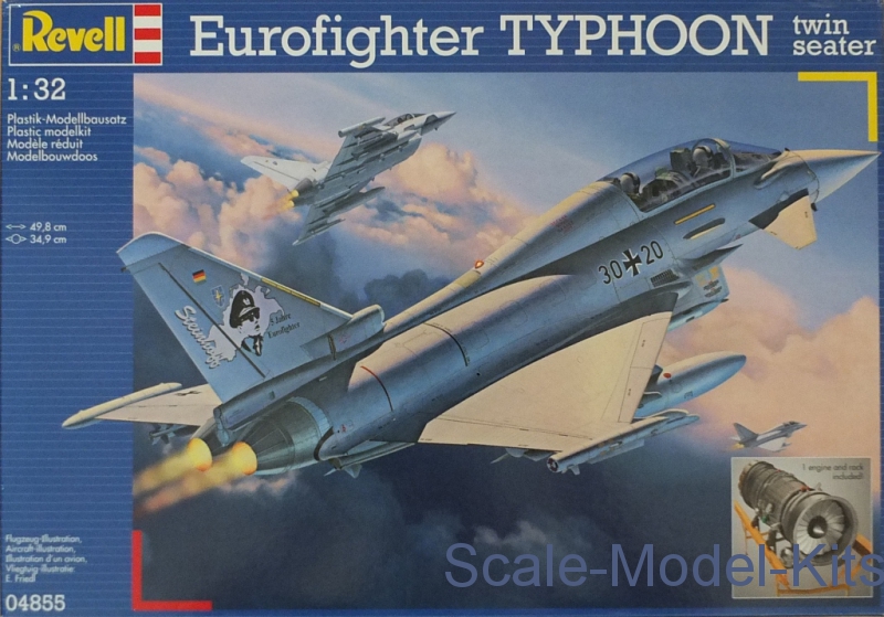 Revell Eurofighter Typhoon plastic scale model kit in 132 scale