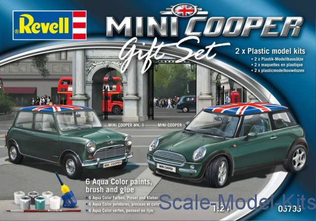 mini cooper plastic model kit