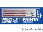 RV29610 Flat brush painting -set, 3 brushes