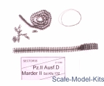SEC3546-SL Assembled metal tracks for Pz.II Ausf.D