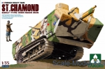 Tank: French Heavy Tank St.Chamond Early Type, Takom, Scale 1:35