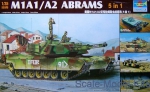 TR01535 U.S. tank M1A1/A2 Abrams (5 in 1)