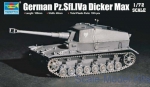 Artillery: German Pz.Sfl.IVa Dicker Max, Trumpeter, Scale 1:72