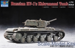 Tank: Soviet tank KV-1 with screens, Trumpeter, Scale 1:72