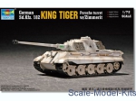 TR07292 King Tiger Porsche turret w/Zimmerit