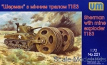 UM221 Sherman with mine exploder T1E3