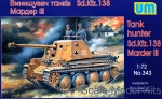 UM343 Marder III Sd.138 WWII German self-propelled gun