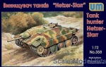 Artillery: Hetzer-Starr tank hunter, UniModels, Scale 1:72