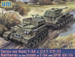 UM397 1/72 UniModels 397 - Retriever on T-34 basis with SPG SU-76