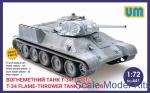 UM441 Fire-throwing tank T-34 with FOG-1