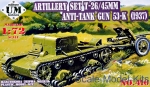 UMT410 Artillery set T-26 / 45mm antitank gun 53-K(1937)