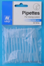 VLJ26004 Pipettes 1 ml for mixing colors, 12 pcs