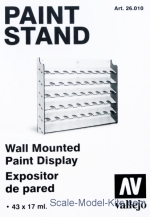 VLJ26010 Paint stand: Wall Mounted Paint Display 17ml