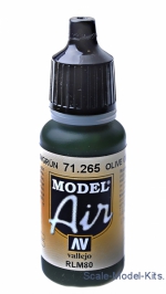 VLJ71265 Model Air: 17 ml. Olive green RLM80