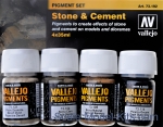 VLJ73192 Pigments set - Stone & Cement, 4 pcs