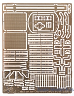 Photo-etched parts: Detail set for Gaz-AAA cargo truck, Vmodels, Scale 1:35