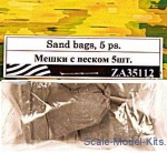 ZEB-A35112 Sandbags, 5pcs