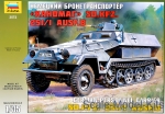 Troop-carrier armor: Armored carrier Sd.Kfz. 251/1 Hanomag, Zvezda, Scale 1:35