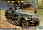 Troop-carrier armor: Sd.Kfz. 251/3 Ausf.B radio vehicle, Zvezda, Scale 1:35