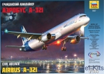 Civil aviation: A-321 aerobus, Zvezda, Scale 1:144