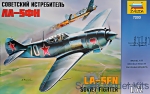 Fighters: Lavochkin La-5FN WWII Soviet fighter, Zvezda, Scale 1:72