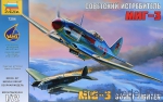 Fighters: Mikoyan MiG-3 WWII Soviet fighter, Zvezda, Scale 1:72