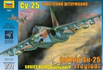 Fighters: Su-25 'Frogfoot' Soviet attack fighter, Zvezda, Scale 1:72