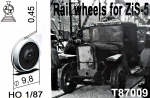 ZZ-T87009 Set for ZiS-5 (Rail wheels)