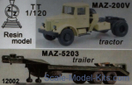 MAZ-200V with trailer MAZ-5203